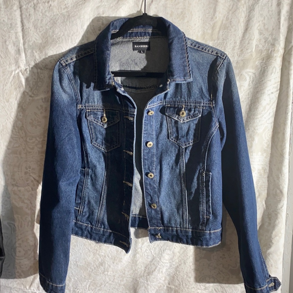 Ranbeeri Jean jacket size large never worn